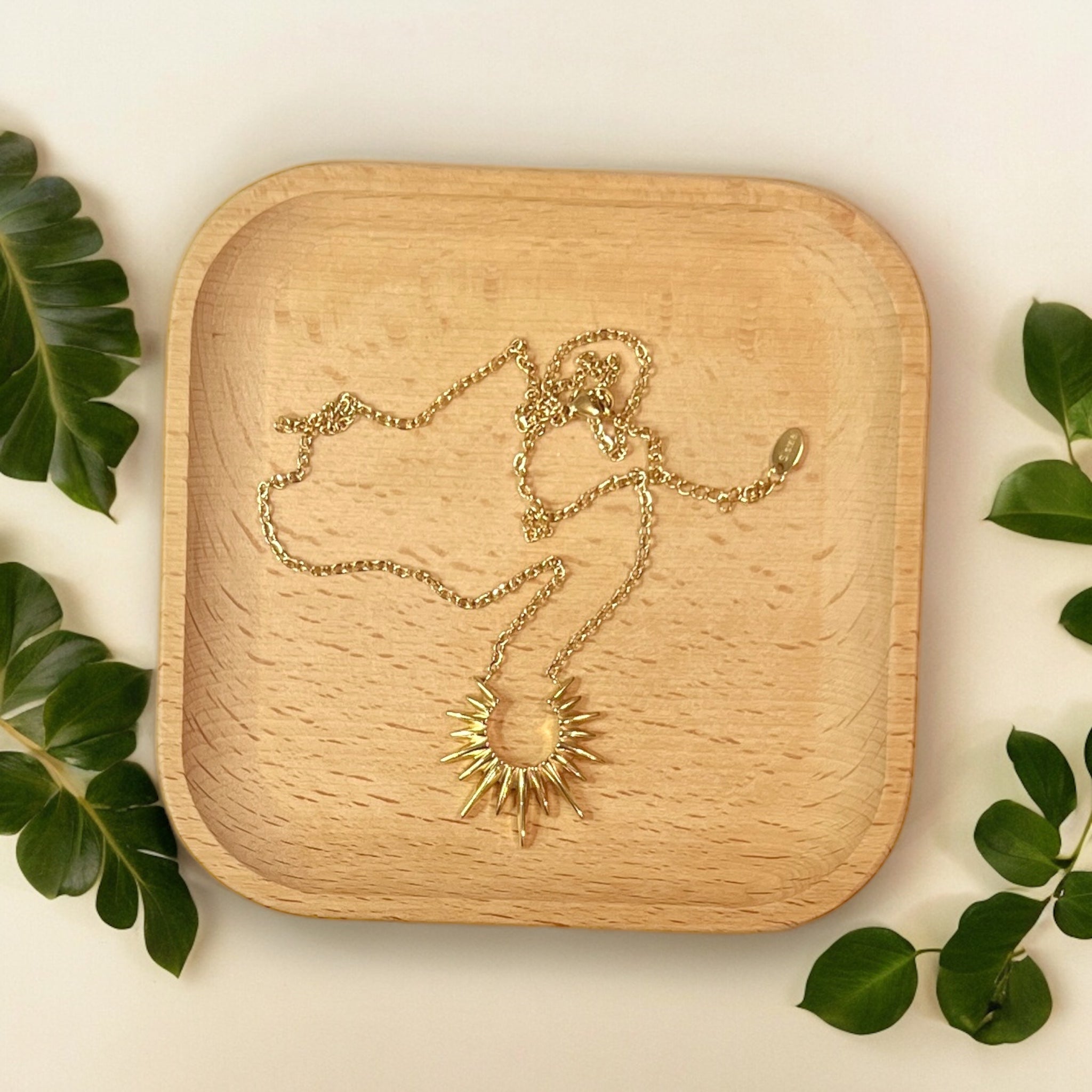 Radiant Gold Sun Necklace