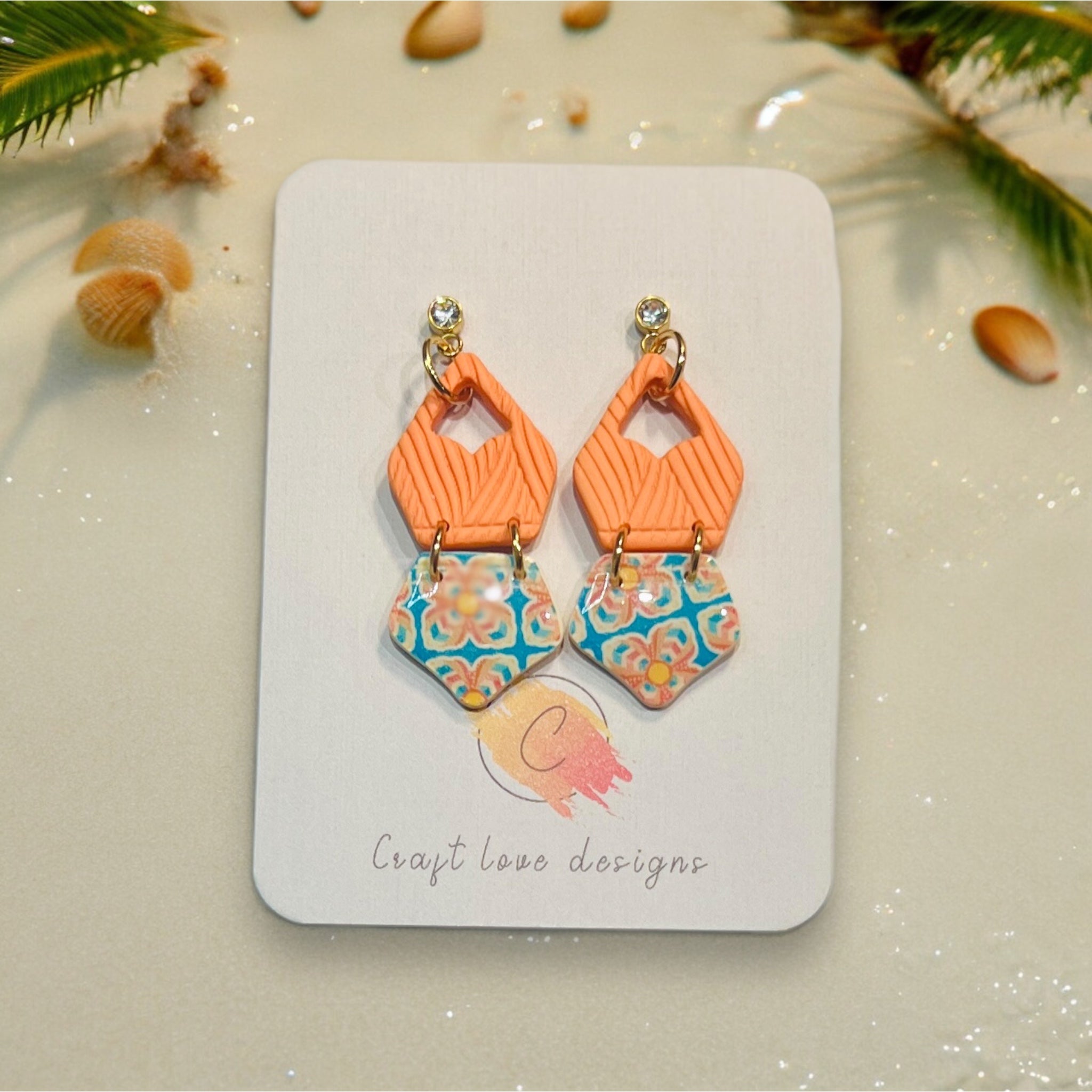 Fun in the SUN Bikini Earrings |Summer Jewelry |Vacation | Lightweight Dangle Earrings