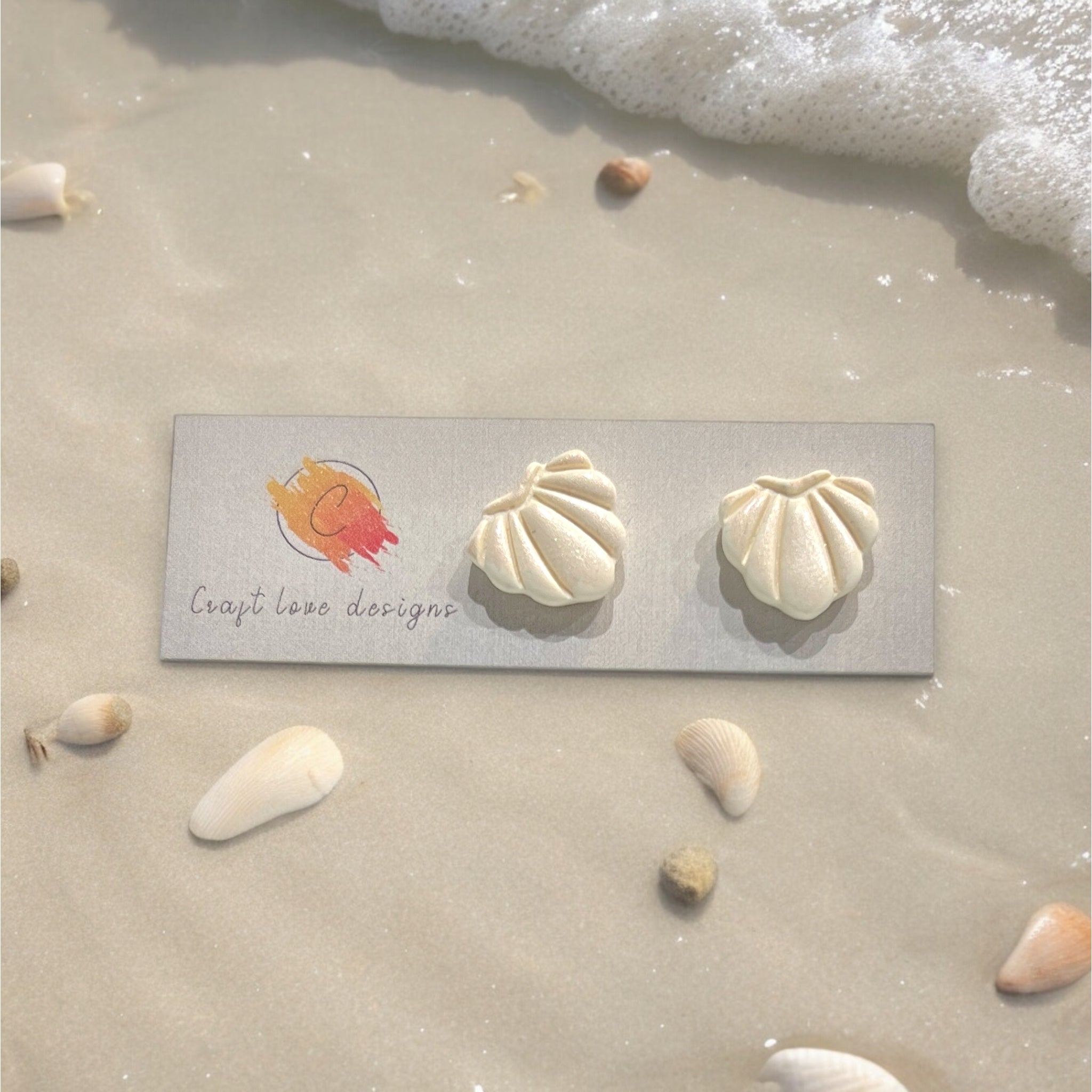 Pearly White Seashell Earring | Beachy Vibes| Summer Time